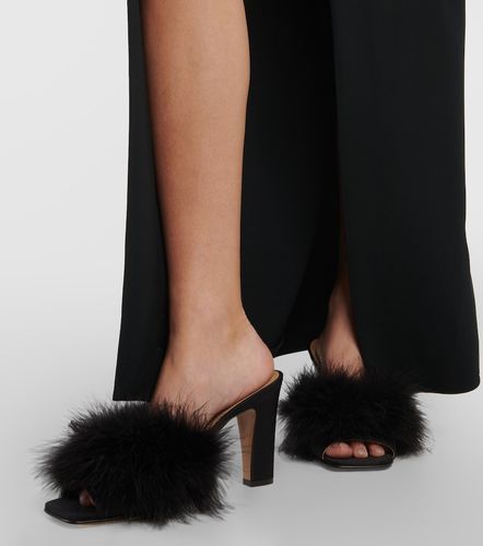 Maison Margiela Mules con piume - Maison Margiela - Modalova