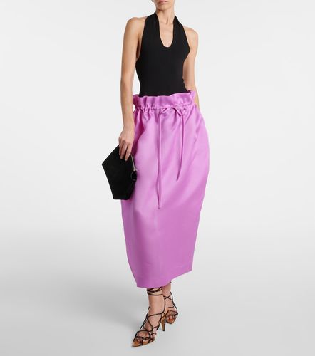 Khaite Ember silk gazar midi skirt - Khaite - Modalova