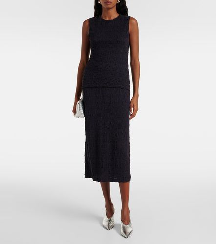 Vince Smocked cotton-blend top - Vince - Modalova