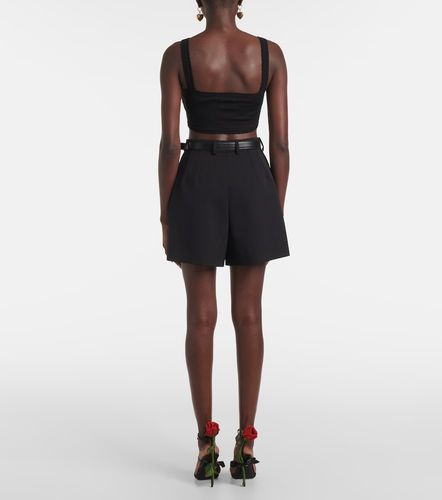 Dolce&Gabbana Crop top de seda - Dolce&Gabbana - Modalova