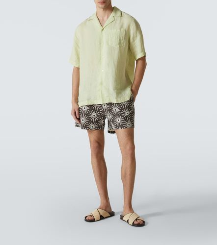 Angelo linen bowling shirt - Frescobol Carioca - Modalova