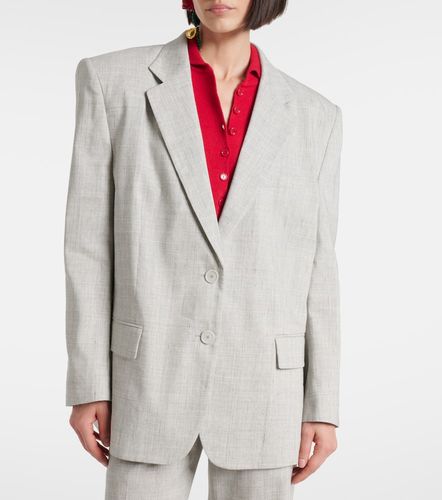 Blazer oversize in lino e lana - Magda Butrym - Modalova
