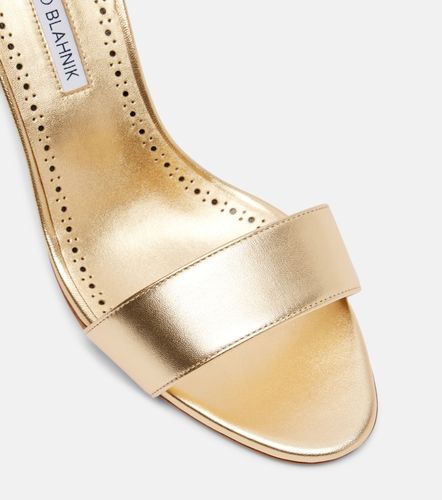 Nicusan 90 embellished leather sandals - Manolo Blahnik - Modalova