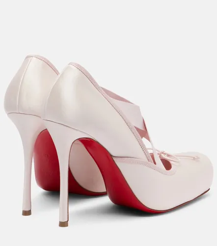 Cassiastic 100 crepe satin pumps - Christian Louboutin - Modalova