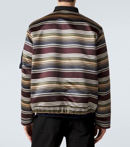 Sacai Striped blouson jacket - Sacai - Modalova