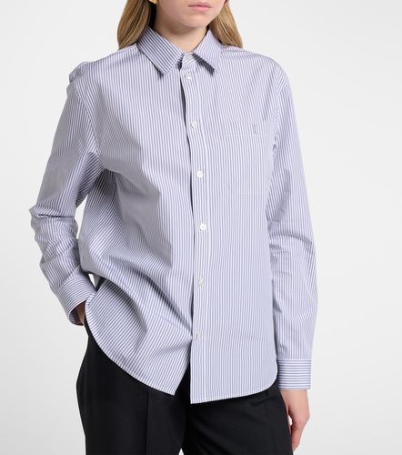 Camicia in popeline di cotone a righe - Saint Laurent - Modalova