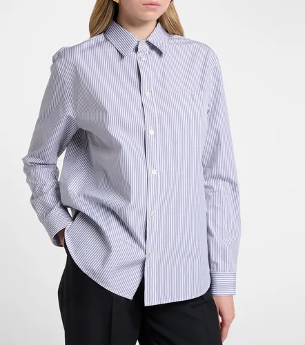Striped cotton poplin shirt - Saint Laurent - Modalova