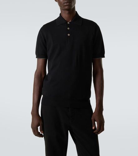 Polo de piqué de algodón - Brunello Cucinelli - Modalova