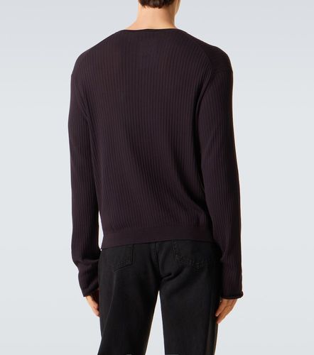 Pullover Fine Henley aus Baumwoll-Rippstrick - Our Legacy - Modalova