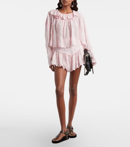 Blusa Zelly in cotone e seta con ricamo - Isabel Marant - Modalova