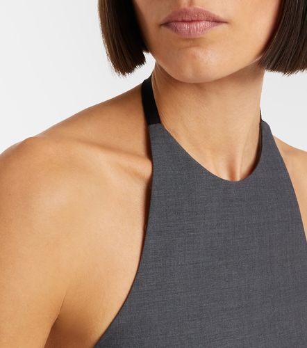 Halterneck virgin wool crop top - Jil Sander - Modalova