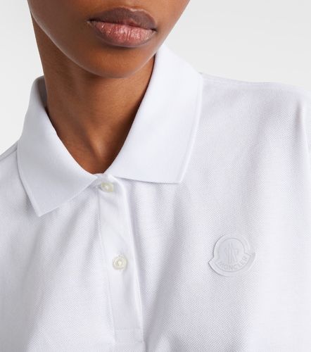 Moncler Polo de piqué de algodón - Moncler - Modalova
