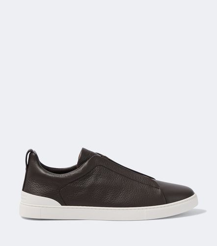 Triple Stitch leather sneakers - Zegna - Modalova
