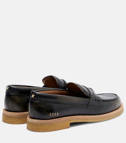 Jerry distressed leather penny loafers - Golden Goose - Modalova