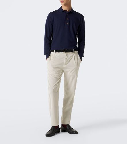 Pullover polo in cotone e cashmere - Eleventy - Modalova