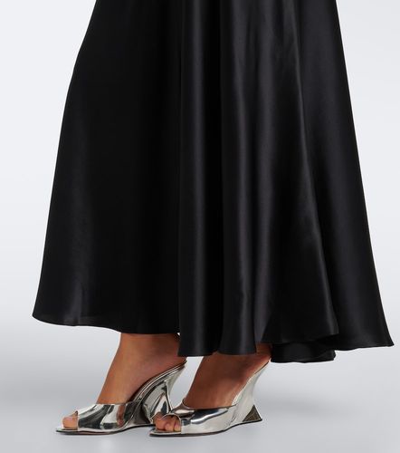 Robe aus Seidensatin mit Spitze - Rodarte - Modalova