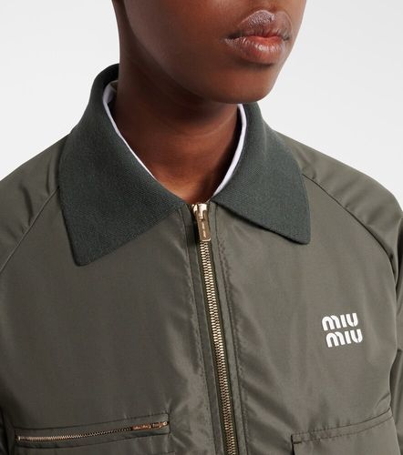 Miu Miu Blouson aus Tech-Material - Miu Miu - Modalova