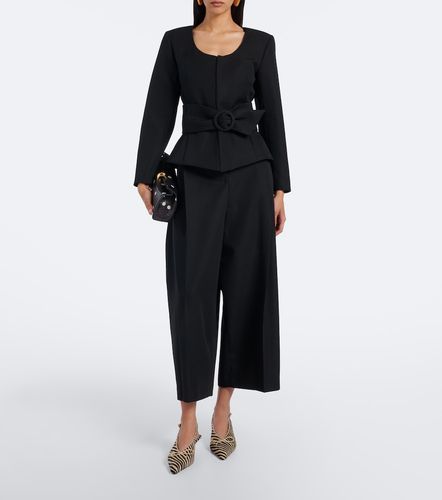 Miami cropped virgin wool wide-leg pants - Jacquemus - Modalova