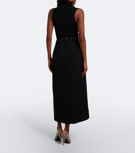 Asymmetric virgin wool midi skirt - Jil Sander - Modalova