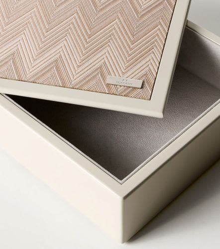 Caja Brest de madera con zigzag - Missoni - Modalova