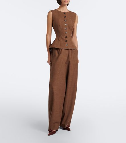 Pantalones barrel de lana virgen - Magda Butrym - Modalova