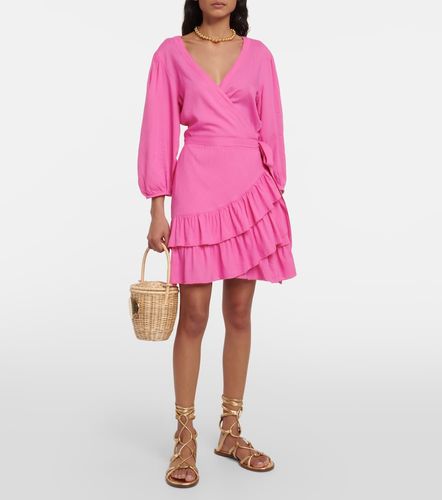 Vestido corto wrap Tabitha de algodón - Melissa Odabash - Modalova