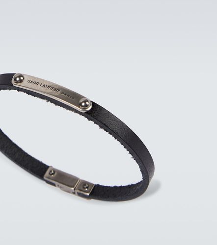 Saint Laurent Bracciale in pelle - Saint Laurent - Modalova