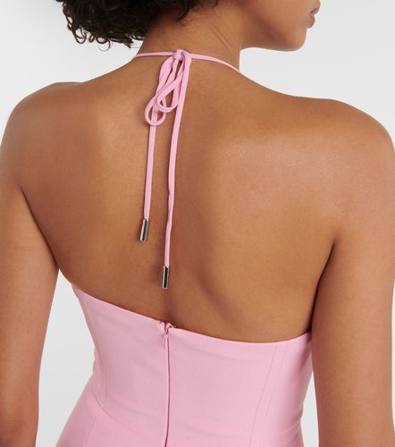 Abito midi cut-out con cristalli - David Koma - Modalova
