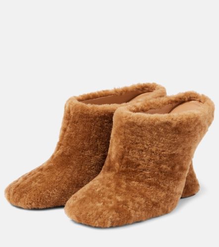 Shearling wedge mules - Dries Van Noten - Modalova