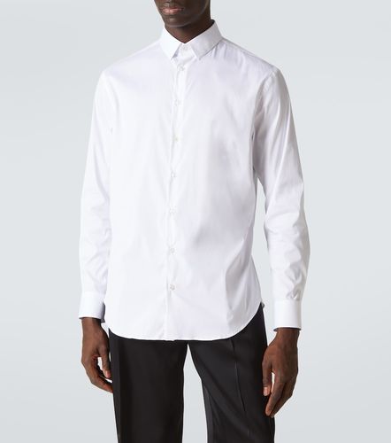 Camicia in popeline di misto cotone - Giorgio Armani - Modalova