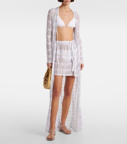 Falda envolvente de lamé en zigzag - Missoni - Modalova