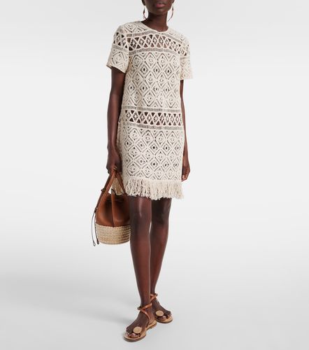 Lacey macrame cotton minidress - La DoubleJ - Modalova