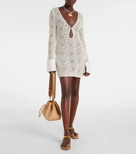 Vestido corto Rayure en croché de algodón - SIR - Modalova