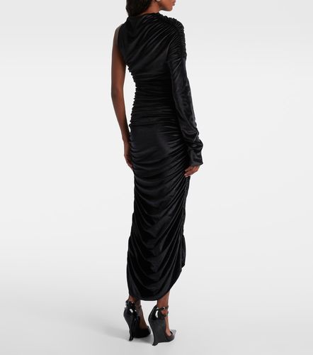 Abito lungo asimmetrico in velluto - Mugler - Modalova