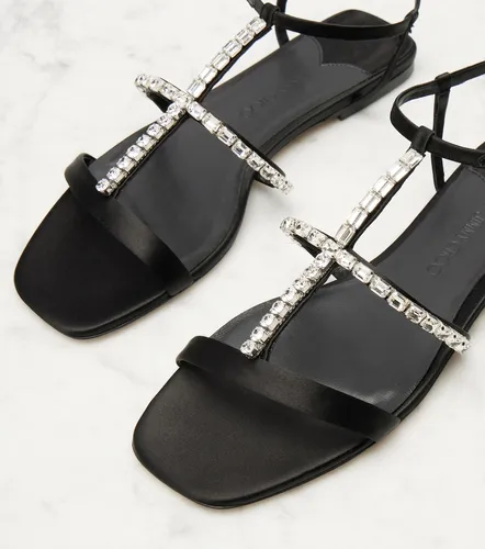 Gwyn embellished satin sandals - Jimmy Choo - Modalova