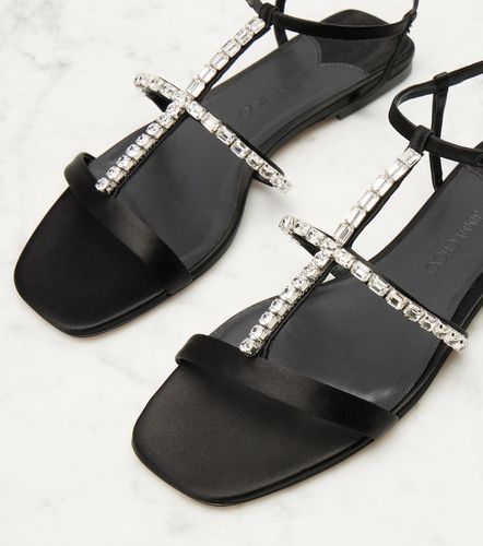 Sandalias Gwyn de satén adornadas - Jimmy Choo - Modalova