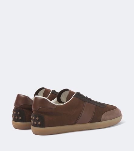 Tabs leather and suede sneakers - Tod's - Modalova
