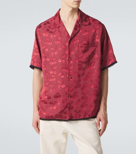 Camisa bowling Cherryfic de jacquard estampada - Valentino - Modalova