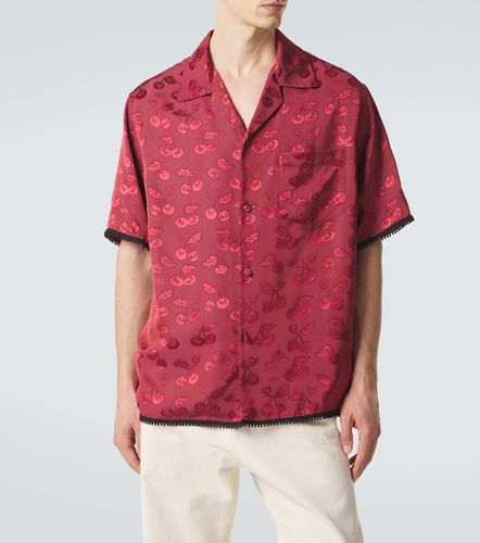 Camisa bowling Cherryfic de jacquard estampada - Valentino - Modalova