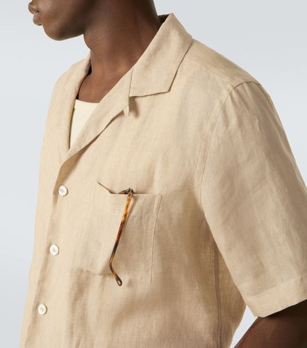 Lardini Camicia bowling in lino - Lardini - Modalova