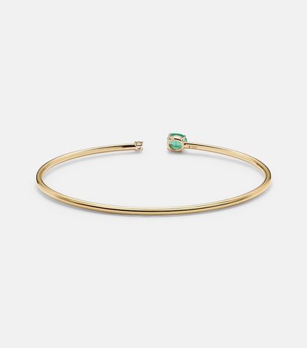 Bracciale in 14kt con smeraldi e diamanti - Stone and Strand - Modalova