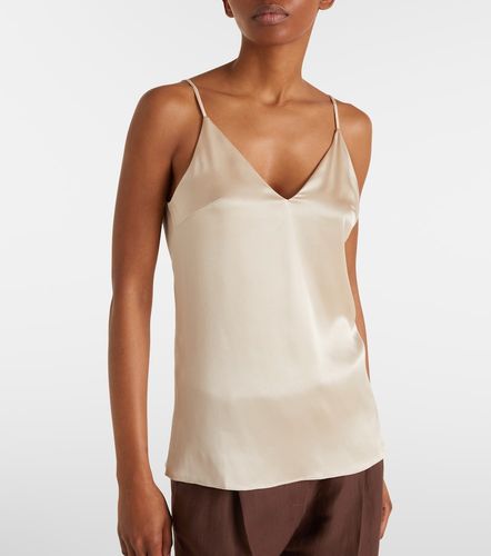 Silk-blend satin camisole - Brunello Cucinelli - Modalova