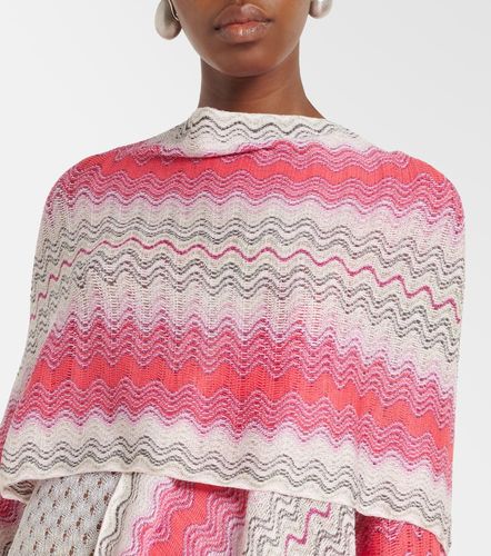 Missoni Poncho de lamé con flecos - Missoni - Modalova