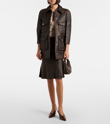 Shushu/Tong Leather jacket - Shushu/Tong - Modalova