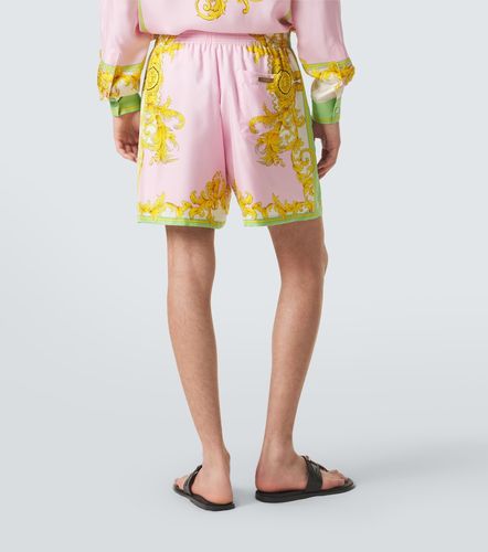 Versace Printed silk shorts - Versace - Modalova