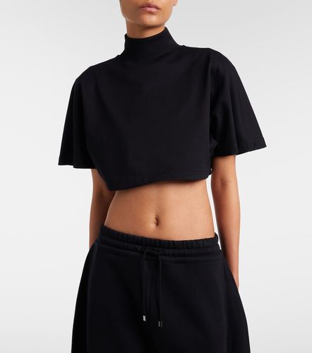 Alaïa Camiseta cropped de jersey de algodón - Alaia - Modalova