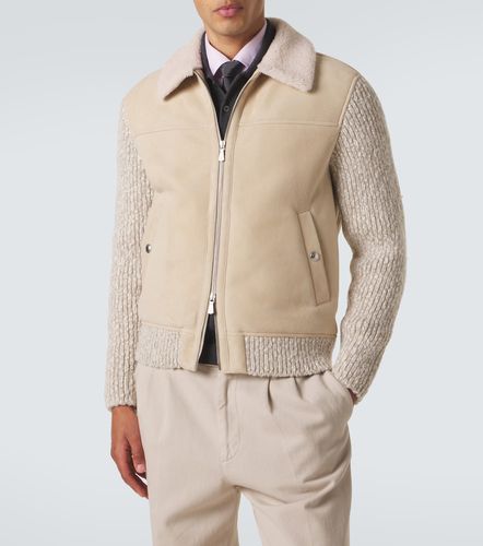Giacca in suede e misto lana - Eleventy - Modalova