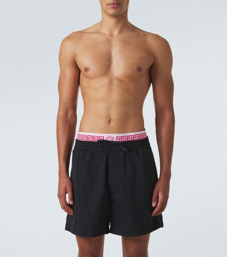 Versace Layered waistband shorts - Versace - Modalova