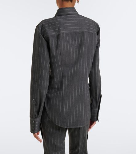 Pinstriped wool-blend shirt - Sportmax - Modalova