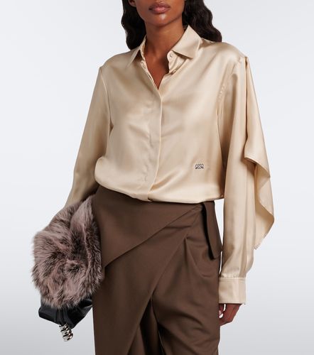 Camicia in twill di seta con mantella - Loewe - Modalova